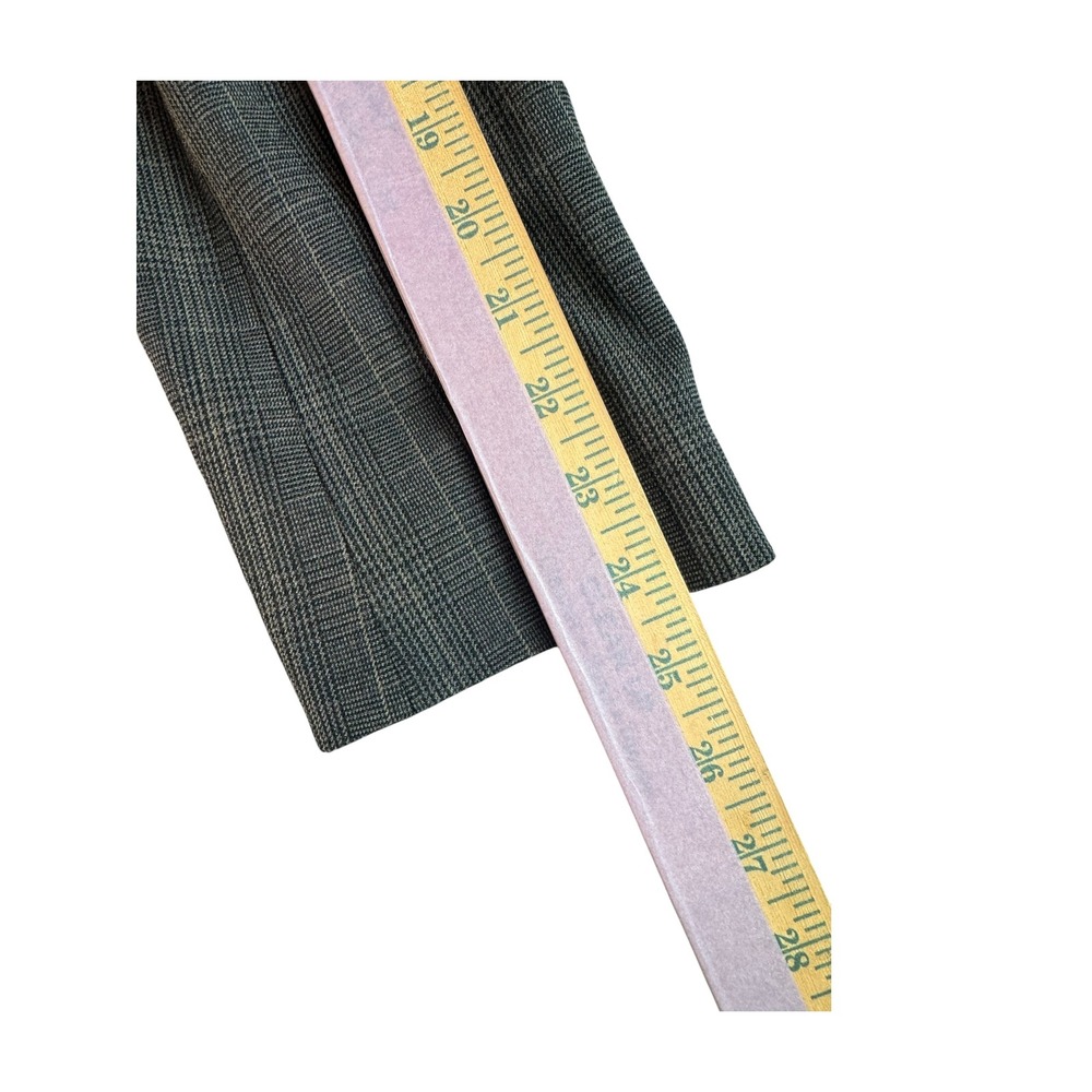Rafaella Grey Glen Plaid Pant Suit Set Blazer 14 Pants 16 Professional Office - Picture 6 of 11